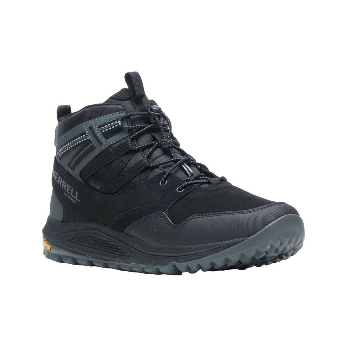 Pantofi Bărbați Ghete Merrell Nova Sneaker Boot Bungee Mid WP Grafit, Negre