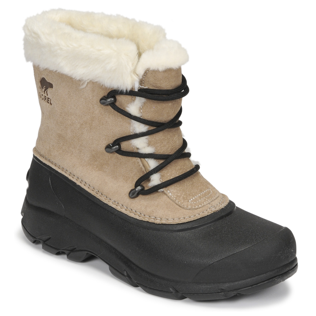 Pantofi Femei Cizme de zapadă Sorel SNOW ANGEL Bej / Negru