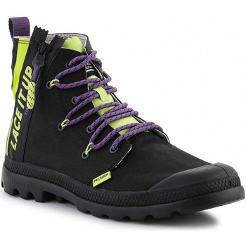 Pantofi Bărbați Pantofi sport stil gheata Palladium Pampa Lite Lace It Black/Wild lime 78353-099-M Negru