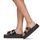 Pantofi Femei Sandale Versace Jeans Couture 74VA3SM1 Negru / Auriu