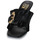 Pantofi Femei Papuci de vară Versace Jeans Couture 74VA3S70-71570 Negru / Auriu