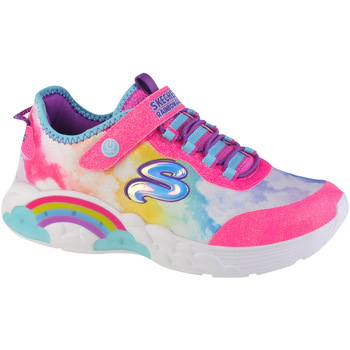 Pantofi Fete Pantofi sport Casual Skechers Rainbow Racer roz