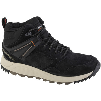 Pantofi Bărbați Ghete Merrell Wildwood Sneaker Mid WP Negru