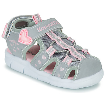Pantofi Fete Sandale sport Kangaroos K-Mini Gri / Roz