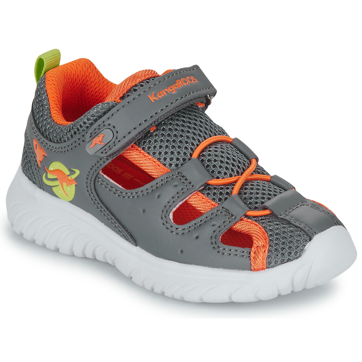 Pantofi Băieți Sandale sport Kangaroos KI-Speedlite EV Gri / Portocaliu