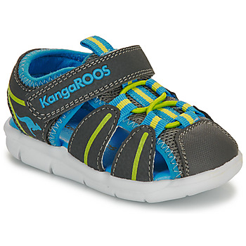 Pantofi Băieți Sandale sport Kangaroos K-Grobi Gri / Galben / Albastru