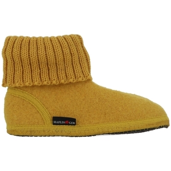 Pantofi Băieți Papuci de casă Haflinger HUTTENSCHUH KARL galben
