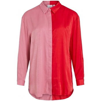 Îmbracaminte Femei Topuri și Bluze Vila Shirt Silla L/S - Flame Scarlet roșu