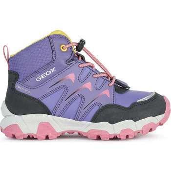 Pantofi Fete Ghete Geox  violet