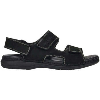 Pantofi Bărbați Sandale sport Rieker  Negru