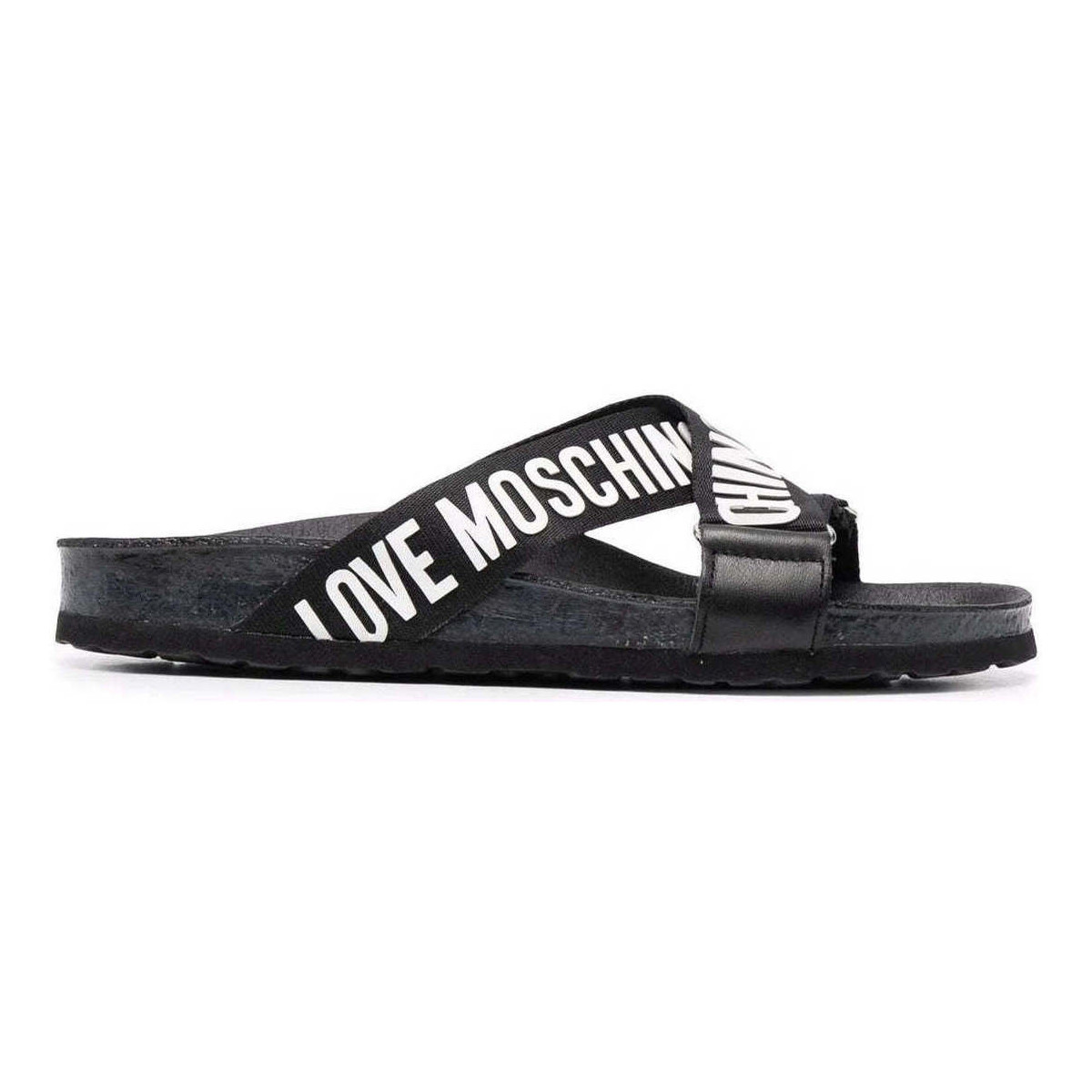 Pantofi Femei Papuci de vară Love Moschino  Negru