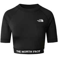 Îmbracaminte Femei Tricouri mânecă scurtă The North Face Crop LS Negru
