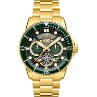 Ceasuri & Bijuterii Bărbați Ceasuri Analogice Thomas Earnshaw ES-8174-77, Automatic, 43mm, 10ATM Auriu