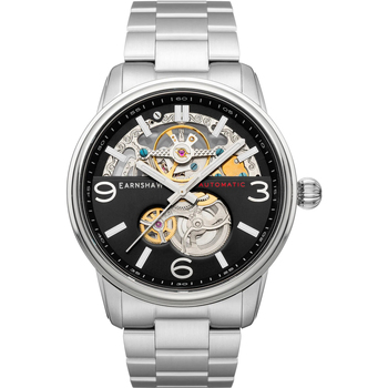 Ceasuri & Bijuterii Bărbați Ceasuri Analogice Thomas Earnshaw ES-8178-11, Automatic, 42mm, 5ATM Argintiu