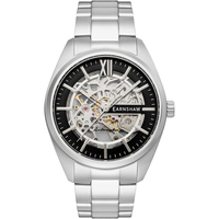 Ceasuri & Bijuterii Bărbați Ceasuri Analogice Thomas Earnshaw ES-8208-11, Automatic, 43mm, 5ATM Argintiu