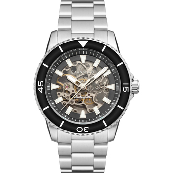 Ceasuri & Bijuterii Bărbați Ceasuri Analogice Thomas Earnshaw ES-8227-22, Automatic, 42mm, 10ATM Argintiu