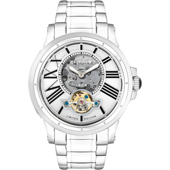 Ceasuri & Bijuterii Bărbați Ceasuri Analogice Thomas Earnshaw ES-8244-11, Automatic, 42mm, 5ATM Argintiu