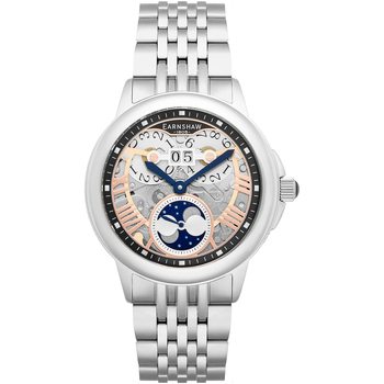 Ceasuri & Bijuterii Bărbați Ceasuri Analogice Thomas Earnshaw ES-8245-22, Automatic, 42mm, 3ATM Argintiu