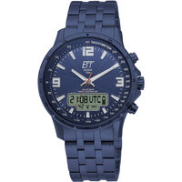 Ceasuri & Bijuterii Bărbați Cesuri Analogic- digital Ett Eco Tech Time EGS-11566-31M, Quartz, 43mm, 10ATM albastru