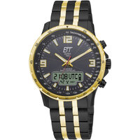 Ceasuri & Bijuterii Bărbați Cesuri Analogic- digital Ett Eco Tech Time EGS-11567-21M, Quartz, 43mm, 10ATM Auriu