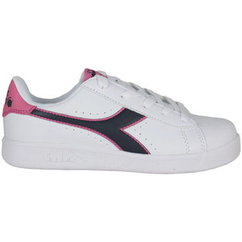 Pantofi Copii Sneakers Diadora 101.173323 01 C8593 White/Black iris/Pink pas Alb
