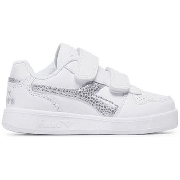 Pantofi Copii Sneakers Diadora Playground td girl 101.175783 01 C0516 White/Silver Argintiu