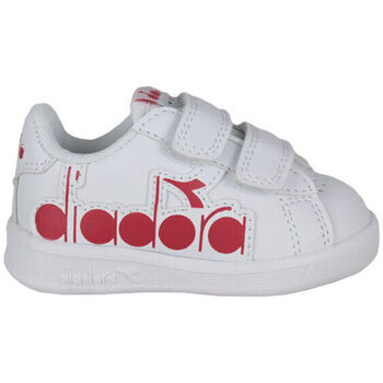 Pantofi Copii Sneakers Diadora 101.176276 01 C0823 White/Ferrari Red Italy roșu