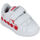 Pantofi Copii Sneakers Diadora 101.176276 01 C0823 White/Ferrari Red Italy roșu