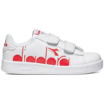 Pantofi Copii Sneakers Diadora 101.176275 01 C0823 White/Ferrari Red Italy roșu