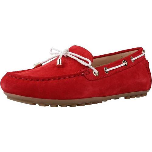 Pantofi Femei Mocasini Geox D LEELYAN roșu
