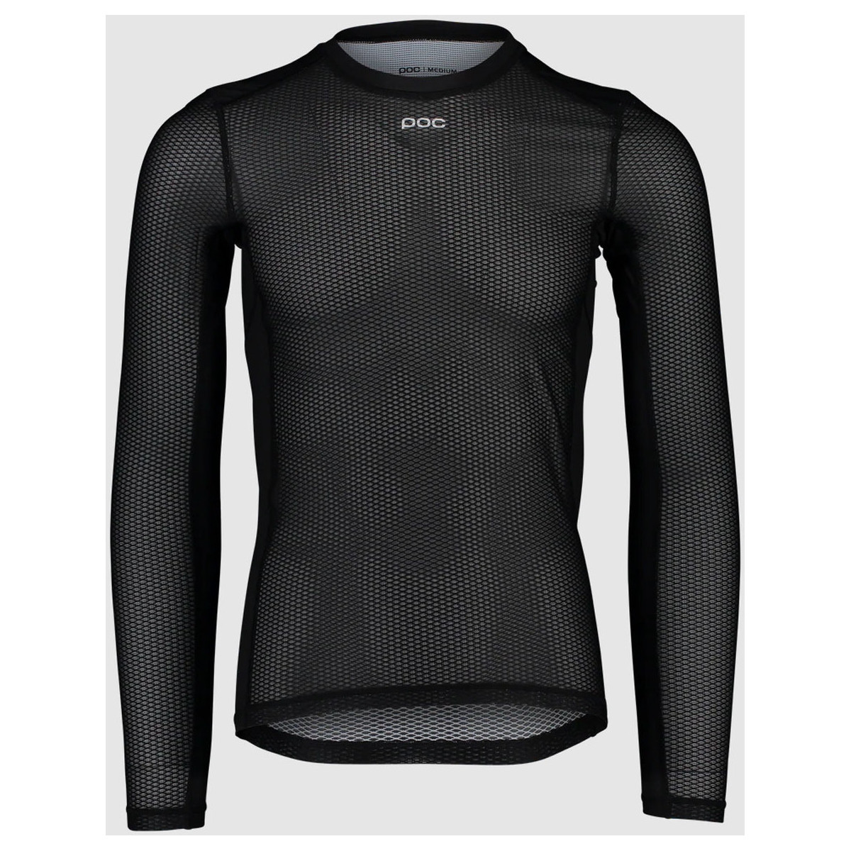 Îmbracaminte Bărbați Tricouri & Tricouri Polo Poc Essential Layer LS Jersey Uranium Black 58111-1002 Negru