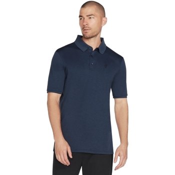 Îmbracaminte Bărbați Tricou Polo mânecă scurtă Skechers Off Duty Polo Shirt albastru