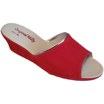 Pantofi Femei Papuci de vară Milly MILLY7000ros roșu