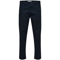 Îmbracaminte Bărbați Pantaloni  Selected Noos Slim Tape New Miles Pants - Dark Sapphire albastru