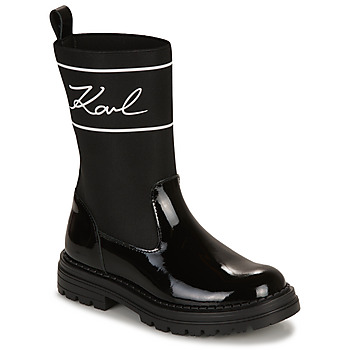 Pantofi Fete Ghete Karl Lagerfeld Z19114 Negru