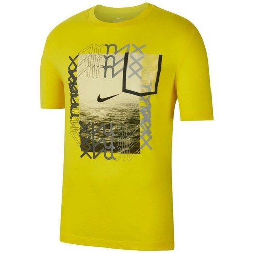 Îmbracaminte Bărbați Tricouri mânecă scurtă Nike Club FT galben