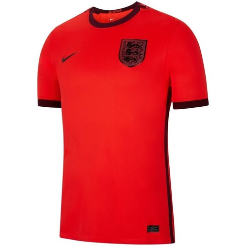 Îmbracaminte Bărbați Tricouri mânecă scurtă Nike England Away Stadium 2022 roșu