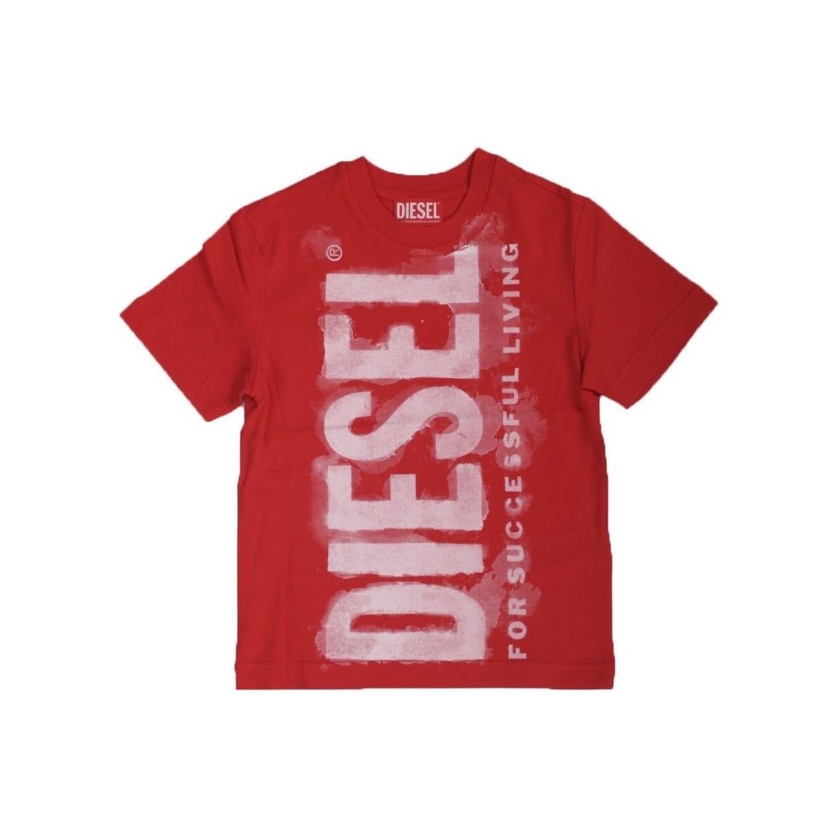 Îmbracaminte Băieți Tricouri mânecă scurtă Diesel J01131 roșu