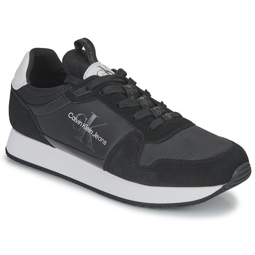 Pantofi Bărbați Pantofi sport Casual Calvin Klein Jeans RETRO RUNNER LACEUP REFL Negru