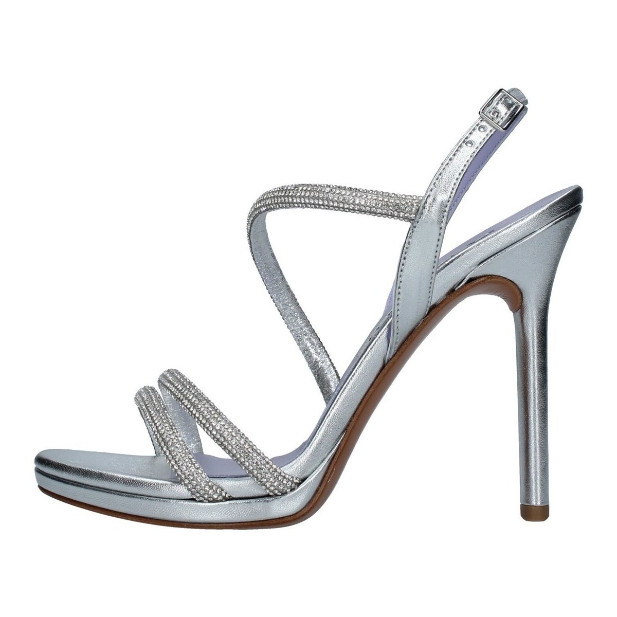 Pantofi Femei Sandale Albano 3233 Argintiu