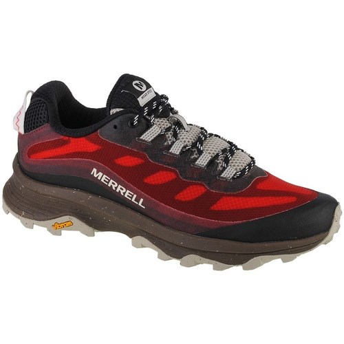 Pantofi Bărbați Trail și running Merrell Moab Speed Negre, Roșii