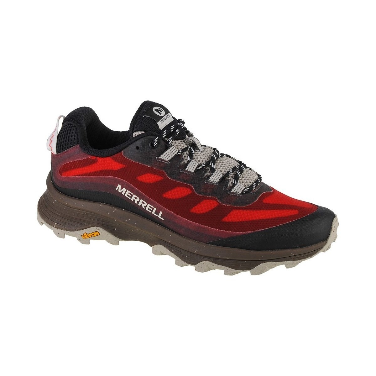 Pantofi Bărbați Trail și running Merrell Moab Speed Roșii, Negre