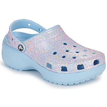 Pantofi Femei Saboti Crocs Classic Platform Glitter ClogW Blue / Calcit / Multi