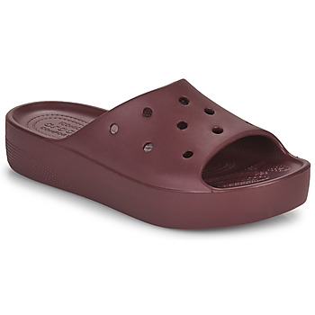 Pantofi Femei Șlapi Crocs Classic Platform Slide Bordo