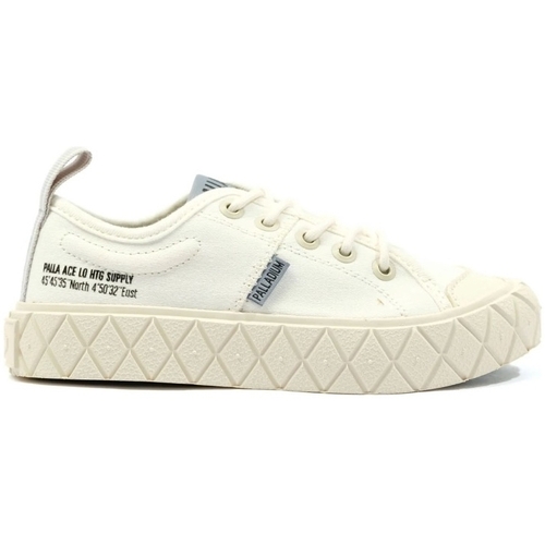 Pantofi Copii Sneakers Palladium Kids Ace Lo Supply - Star White Alb