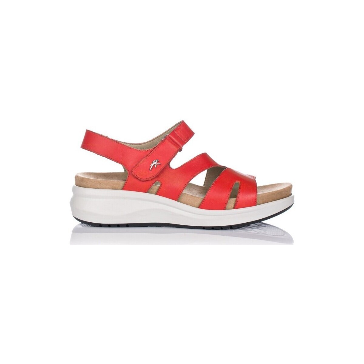 Pantofi Femei Sandale Fluchos SANDALE  F1478 roșu