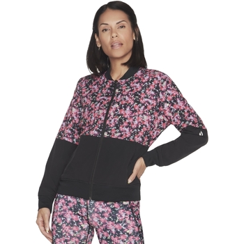 Îmbracaminte Femei Bluze îmbrăcăminte sport  Skechers Fantasy Fields Reversible Bomber Jacket roz