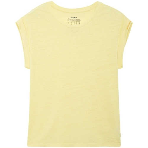Îmbracaminte Femei Hanorace  Ecoalf Aveiroalf T-Shirt - Lemonade galben