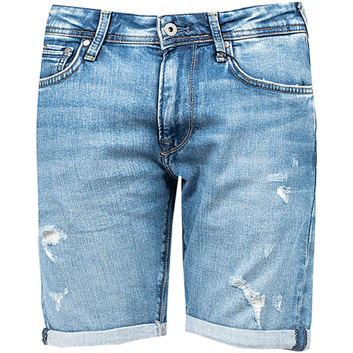 Îmbracaminte Bărbați Pantaloni scurti și Bermuda Pepe jeans PM800940WM8 | Stanley albastru