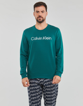 Îmbracaminte Bărbați Hanorace  Calvin Klein Jeans L/S SWEATSHIRT Albastru